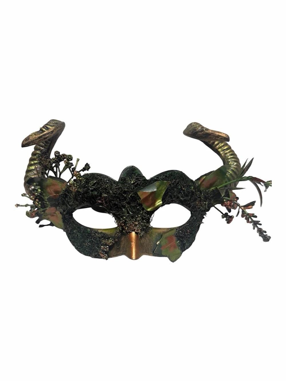 Venetian woodland ram horn masquerade mask Halloween costume